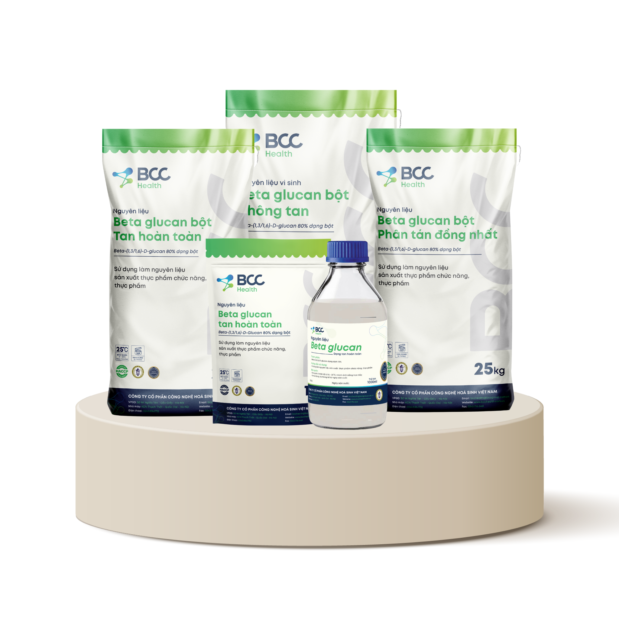 BCC HEALTH nhà cung cấp nguyên liệu Beta Glucan chất lượng số 1 Việt Nam