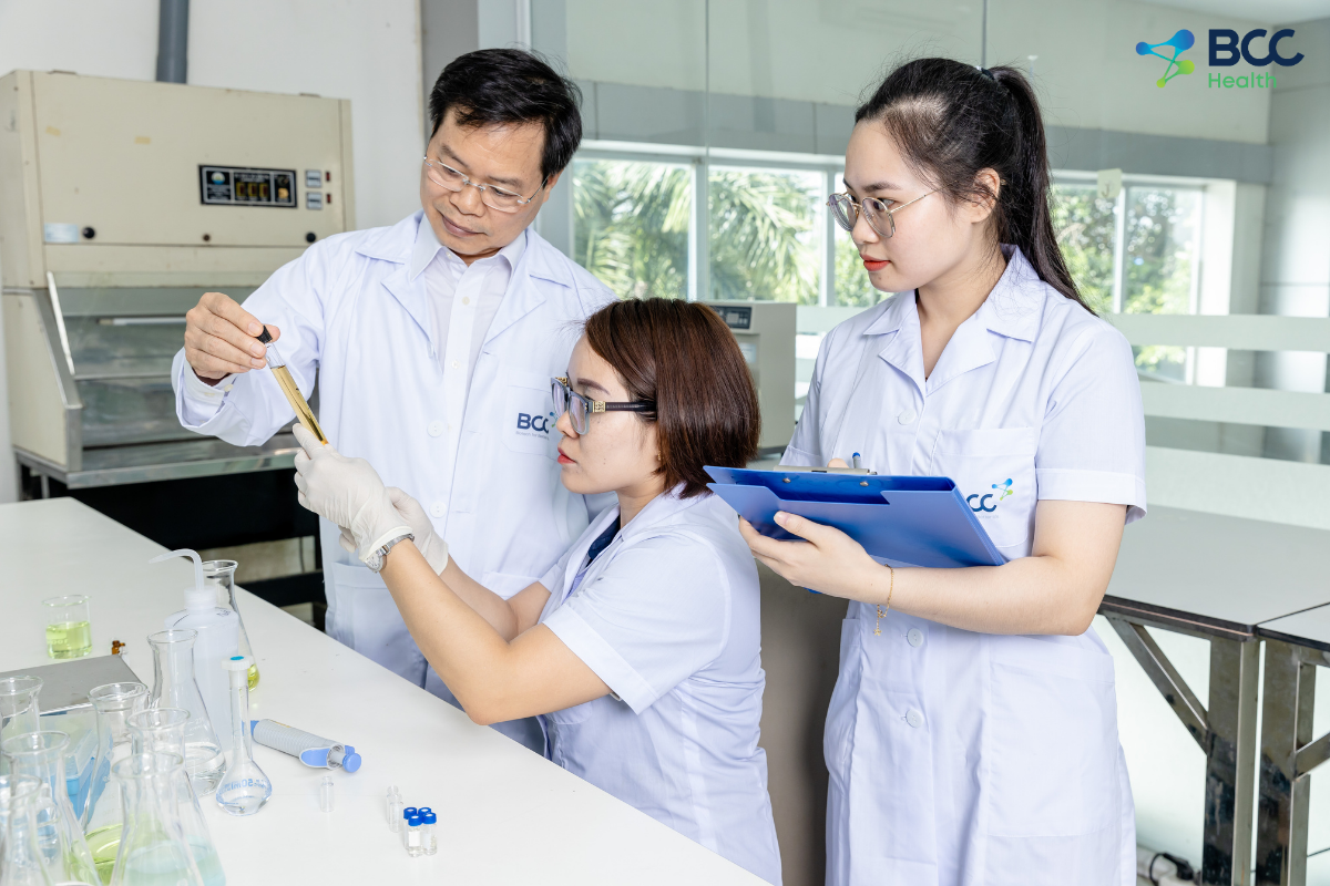 Đội ngũ R&D của BCC Health đều là các chuyên gia, nhà khoa học có trình độ chuyên môn cao,