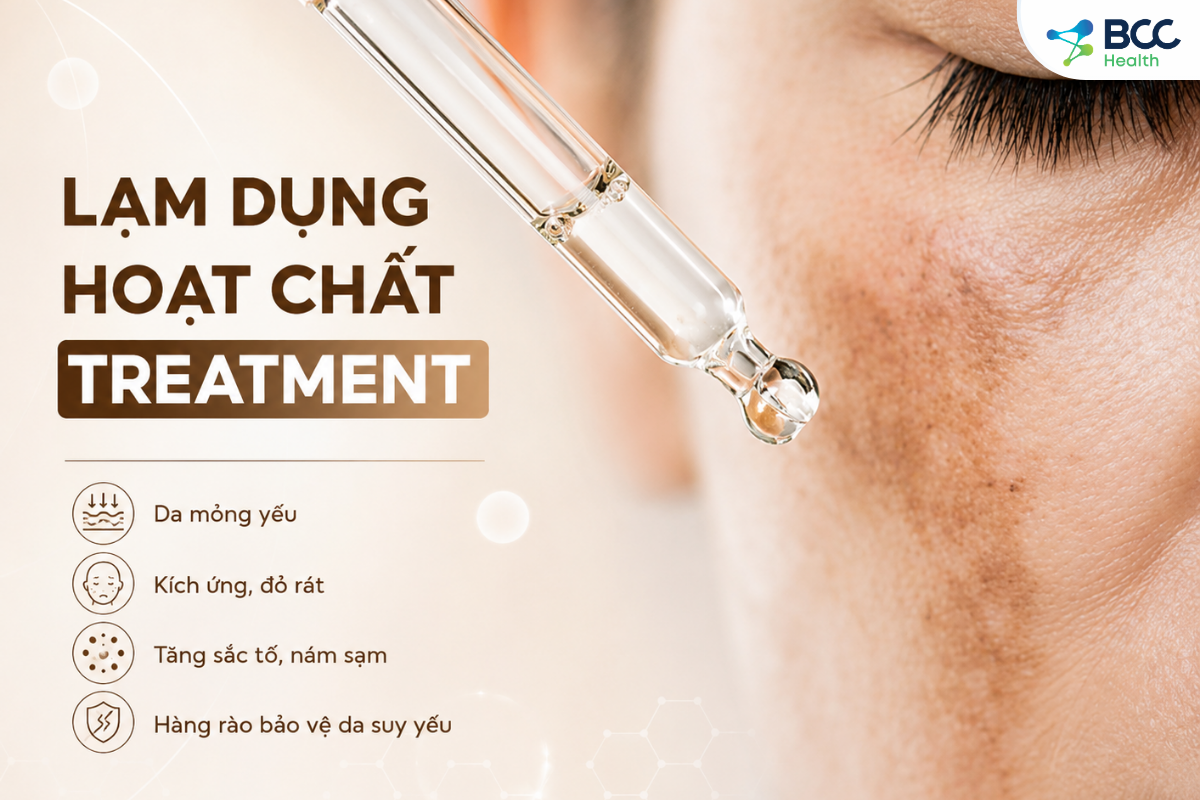 Lạm dụng hoạt chất treatment